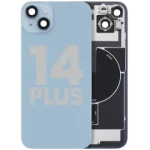 Apple iPhone 14 Plus Back Cover with Magnet Bazel incl NFC and Flash Flex - Blue OEM-Equivalent