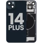 Apple iPhone 14 Plus Back Cover with Magnet Bazel incl NFC and Flash Flex - Midnight OEM-Equivalent