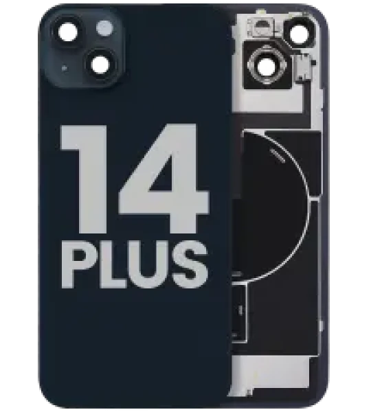 Apple iPhone 14 Plus Back Cover with Magnet Bazel incl NFC and Flash Flex - Midnight OEM-Equivalent