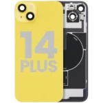 Apple iPhone 14 Plus Back Cover with Magnet Bazel incl NFC and Flash Flex - Yellow OEM-Equivalent