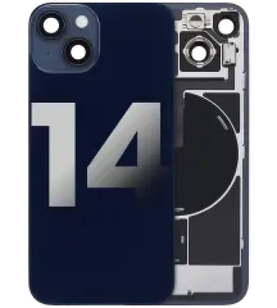 Apple iPhone 14 Back Cover with Magnet Bazel incl NFC and Flash Flex - Midnight OEM-Equivalent