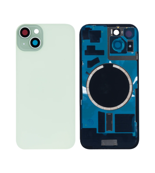 Apple iPhone 15 Plus Back Cover with Magnet Bezel (without NFC & Flash Flex) - Green OEM-Equivalent