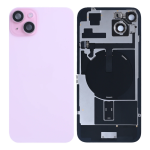 Apple iPhone 15 Plus Back Cover with Magnet Bazel incl NFC and Flash Flex - Pink OEM-Equivalent