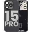 Apple iPhone 15 Pro Back Cover with Magnet Bazel incl NFC and Flash Flex - Black Titanium OEM-Equivalent