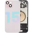 Apple iPhone 15 Back Cover with Magnet Bezel (without NFC & Flash Flex) - Pink OEM-Equivalent