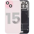 Apple iPhone 15 Back Cover with Magnet Bazel incl NFC and Flash Flex - Pink OEM-Equivalent