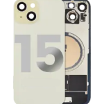 Apple iPhone 15 Back Cover with Magnet Bezel (without NFC & Flash Flex) - Yellow OEM-Equivalent