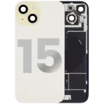 Apple iPhone 15 Back Cover with Magnet Bazel incl NFC and Flash Flex - Yellow OEM-Equivalent