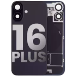 Apple iPhone 16 Plus Back Cover with Magnet Bezel (without NFC & Flash Flex) - Black OEM-Equivalent