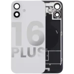 Apple iPhone 16 Plus Back Cover with Magnet Bezel (without NFC & Flash Flex) - White OEM-Equivalent
