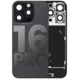 Apple iPhone 16 Pro Back Cover with Magnet Bezel (without NFC & Flash Flex) - Black Titanium OEM-Equivalent