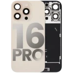 Apple iPhone 16 Pro Back Cover with Magnet Bezel (without NFC & Flash Flex) - Desert Titanium OEM-Equivalent