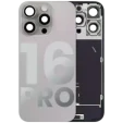 Apple iPhone 16 Pro Back Cover with Magnet Bezel (without NFC & Flash Flex) - Natural Titanium OEM-Equivalent