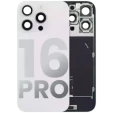 Apple iPhone 16 Pro Back Cover with Magnet Bezel (without NFC & Flash Flex) - White Titanium OEM-Equivalent