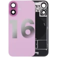 Apple iPhone 16 Back Cover with Magnet Bezel (without NFC & Flash Flex) - Pink OEM-Equivalent