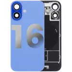Apple iPhone 16 Back Cover with Magnet Bezel (without NFC & Flash Flex) - Ultramarine OEM-Equivalent