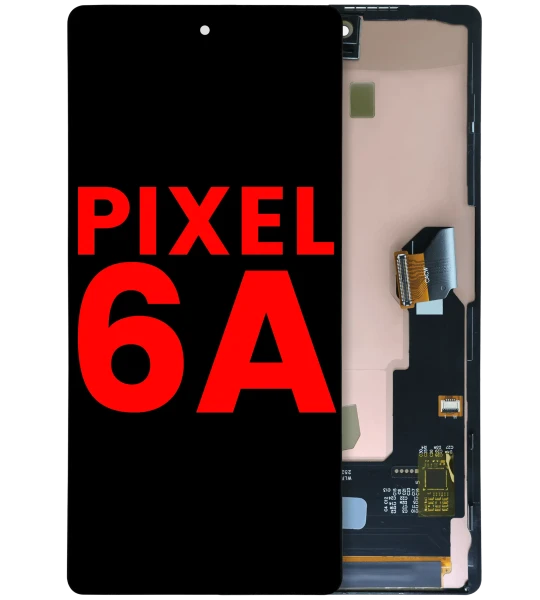 Google Pixel 6a Display + Frame (No Fingerprint Sensor) Soft Oled
