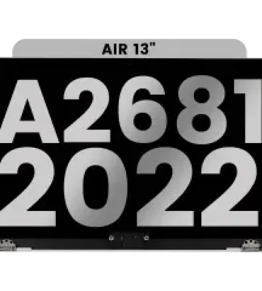Apple MacBook Air 13.6 M2 (A2681) Display Complete with Housing - Starlight Pulled A