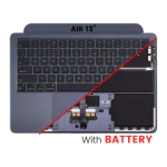 Apple MacBook Air 13.6 M2 (A2681) Top Case with Keyboard & Battery (US English) - Midnight OEM-Equivalent
