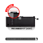 Apple Macbook Pro 17 (A1297) Battery A1309 OEM-Equivalent