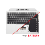 Apple Macbook Air 13 (A1932) Top Case with Keyboard and Battery (US English) - Silver Pulled A