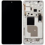 Motorola Moto Edge Plus / Edge 30 Pro (2022) / Edge X30 5G (2021) Display + Frame - Stardust White Refurbished