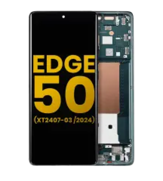 Motorola Moto Edge 50 (2024) Display + Frame - Jungle Green Refurbished