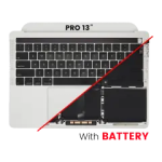 Apple Macbook Pro 16 (A2141) Top Case with Keyboard & Battery (US English) - Silver Pulled B