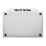 Apple Macbook Pro 13 (A1708) Bottom Case - Silver Pulled B
