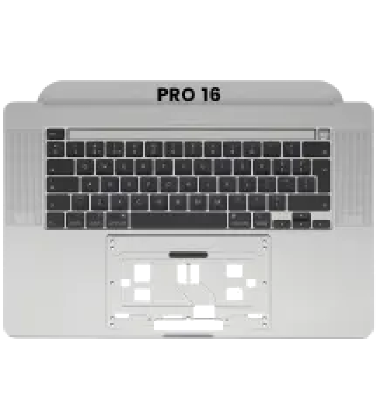 Apple Macbook Pro 16 (A2141) Top Case with Keyboard (UK English) - Space Gray OEM-Equivalent