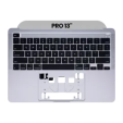 Apple Macbook Pro 13 (A2289) Top Case with Keyboard (US English) - Space Gray Pulled