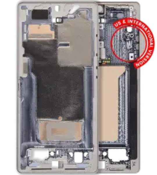 Samsung Galaxy S25 Ultra Mid-Frame Housing - Titanium Pink Gold OEM-Equivalent