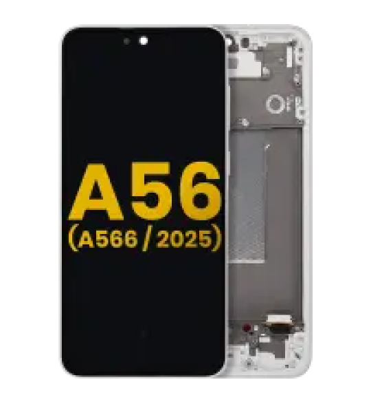 Samsung Galaxy A56 Display + Frame - Light Gray Refurbished