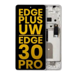 Motorola Moto Edge Plus / Edge 30 Pro (2022) / Edge X30 5G (2021) Display + Frame - Stardust White Refurbished
