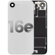 Apple iPhone 16e Back Cover with Magnet Bazel incl NFC and Flash Flex - White Pulled A