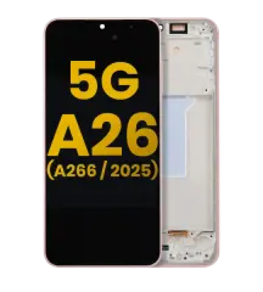 Samsung Galaxy A26 Display + Frame - Peach Pink Refurbished