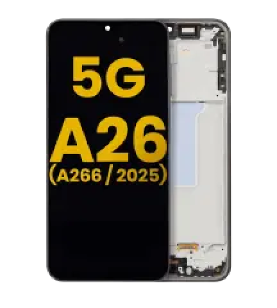 Samsung Galaxy A26 Display + Frame - Black Refurbished