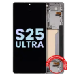 Samsung Galaxy S25 Ultra Display + Frame - Titanium White Silver SVP