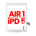 Apple iPad Air 1 / iPad 5 Touch with Home Button - White AM Plus