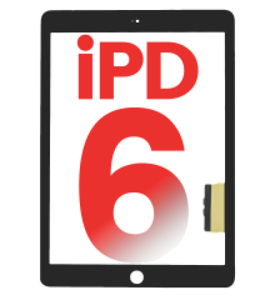 Apple iPad 6 Touchscreen - Black AM Plus