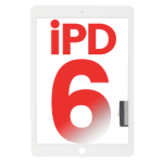 Apple iPad 6 Touchscreen - White AM Plus