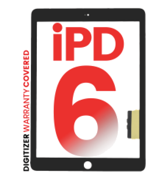 Apple iPad 6 Touchscreen - Black AM Pro