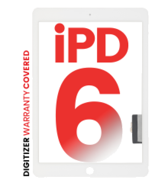Apple iPad 6 Touchscreen - White AM Pro