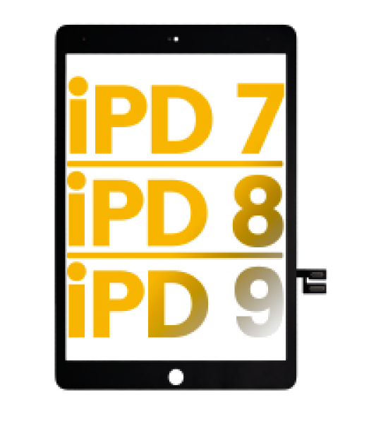 Apple iPad 7 2019 / iPad 8 2020 / iPad 9 2021 Touch - Black OEM-Equivalent