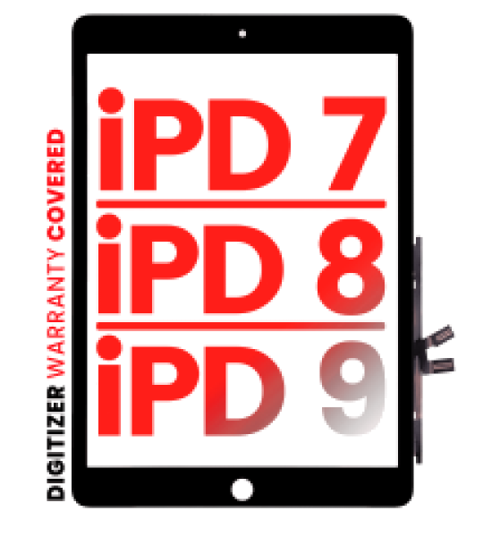 Apple iPad 7 2019 / iPad 8 2020 / iPad 9 2021 Touch - Black AM Pro