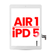 Apple iPad Air 1 / iPad 5 Touch with Home Button - White AM Plus