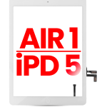 Apple iPad Air 1 / iPad 5 Touch with Home Button - White AM Plus
