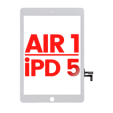 Apple iPad Air 1 / iPad 5 Touch - White AM Plus