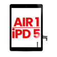 Apple iPad Air 1 / iPad 5 Touch with Home Button- Black AM Plus