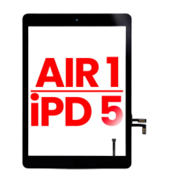 Apple iPad Air 1 / iPad 5 Touch with Home Button- Black AM Plus